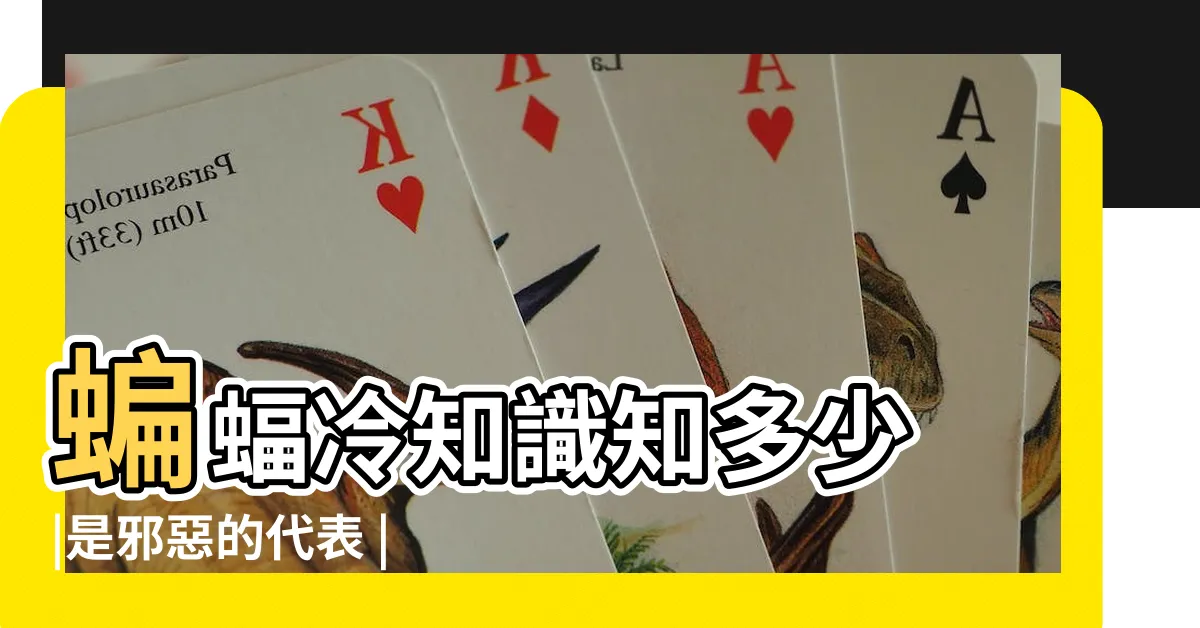 【蝙蝠福氣】蝙蝠冷知識知多少 |是邪惡的代表 |蝙蝠是吉祥物 |