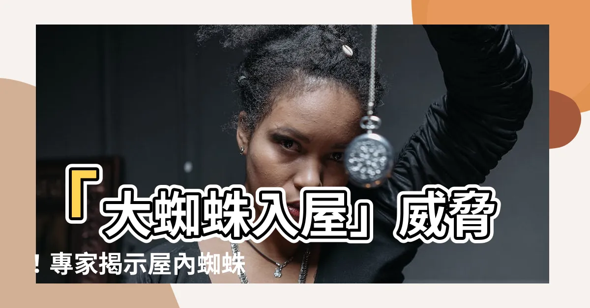 【大蜘蛛入屋】「大蜘蛛入屋」威脅！專家揭示屋內蜘蛛的神秘預兆