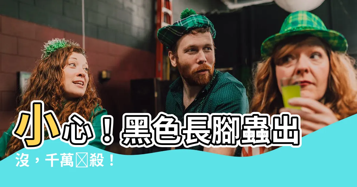 【黑色蟋蟀家裡】小心！黑色長腳蟲出沒，千萬別殺！