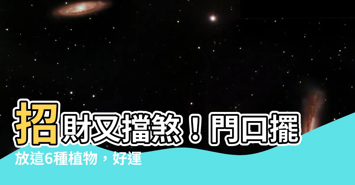 【門口擺放植物】招財又擋煞！門口擺放這6種植物，好運擋不住！