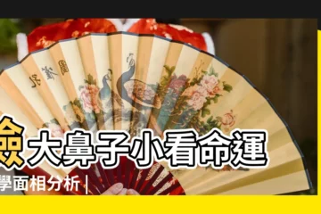 【鼻子大臉小】臉大鼻子小看命運 |玄學面相分析 |面相分析 |