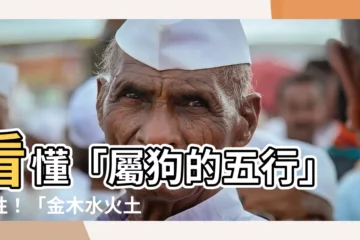 【屬狗的五行】看懂「屬狗的五行」屬性！「金木水火土」性格命運一次揭秘