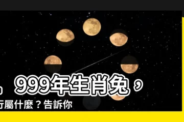 【1999年 五行】1999年生肖兔，五行屬什麼？告訴你你的命運！