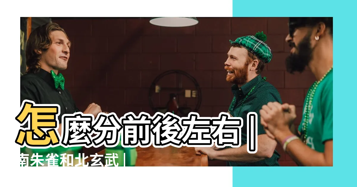 【北玄武 南朱雀】怎麼分前後左右 |南朱雀和北玄武 |這句話有歷史典故 |