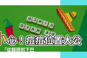 【痘痘位置】小心！痘痘位置大公開：「從額頭到下巴，揭開健康警訊」