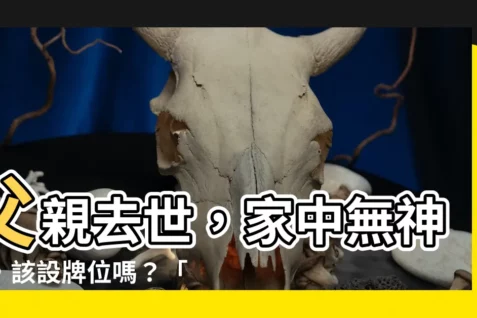 【不合爐可另立牌位】父親去世，家中無神明，該設牌位嗎？「不合爐可另立」廟婆解答！