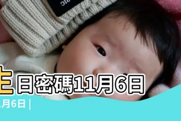 【11月6日】生日密碼11月6日 |11月6日 |11月6日人的性格 |