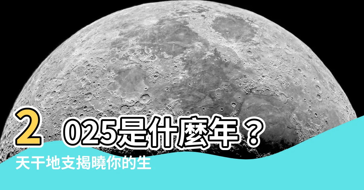 【2025是什麼年天干地支】2025是什麼年？天干地支揭曉你的生肖命運！