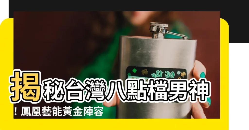 【台灣八點檔男演員】揭秘台灣八點檔男神！鳳凰藝能黃金陣容大公開