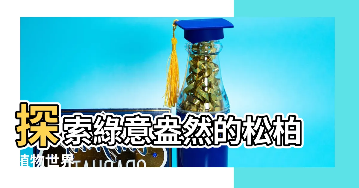 【松柏植物】探索綠意盎然的松柏植物世界