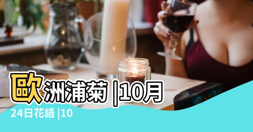 歐洲浦菊 |10月24日花語 |10月24日人的性格 |【10月24日的人的生辰花是什麼意思】