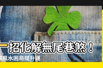 【無尾巷風水化解】一招化解無尾巷煞！破解風水困局提升運勢