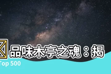【木亭】🔥品味木亭之魂：揭秘 Top 500 道必吃料理！