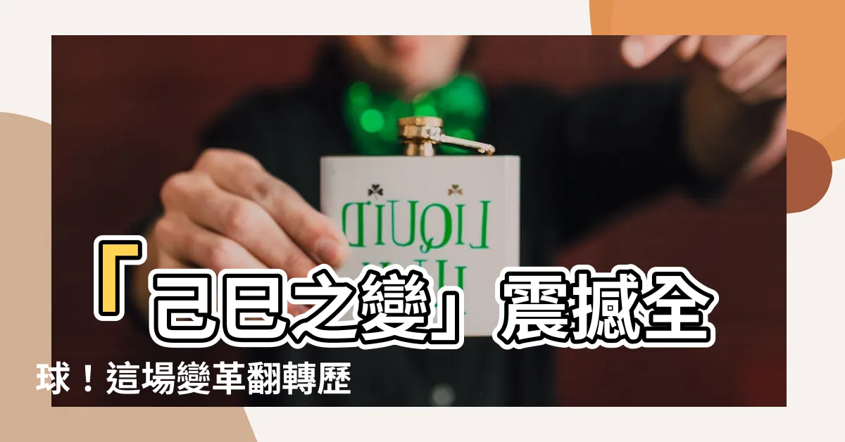 【己巳之變】「己巳之變」震撼全球！這場變革翻轉歷史，讓人無法置信！