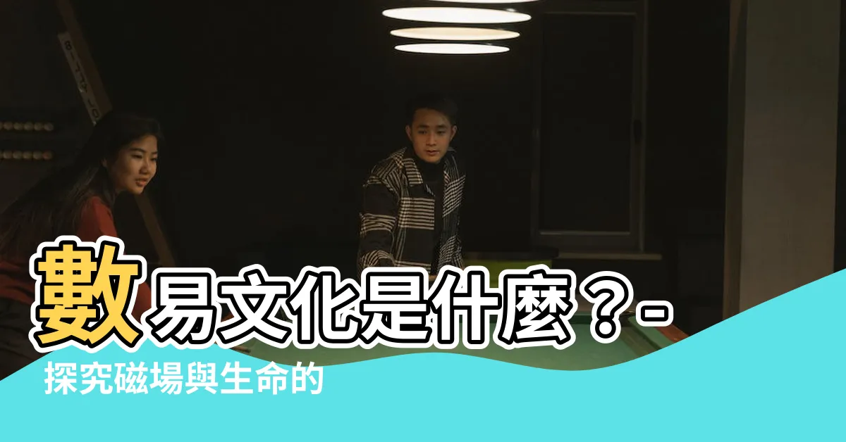 【數易文化是什麼】數易文化是什麼？- 探究磁場與生命的奧秘