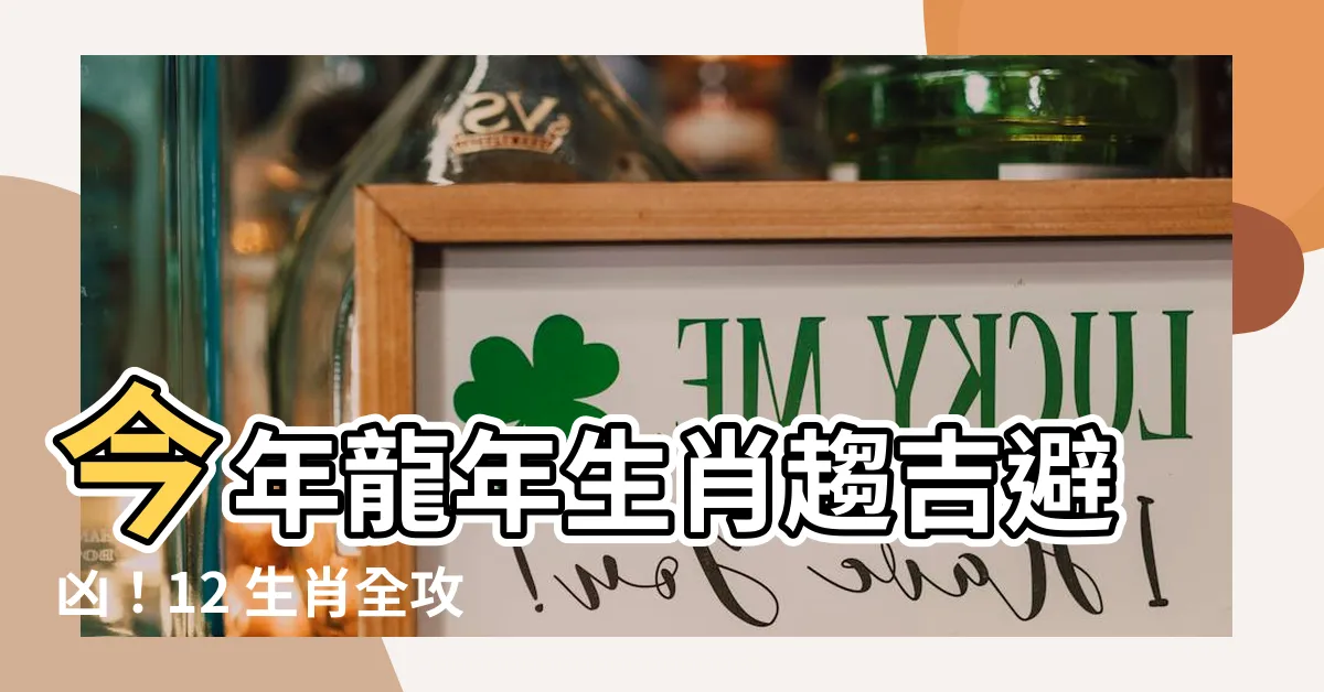 【今年龍年屬性】今年龍年生肖趨吉避兇！12 生肖全攻略