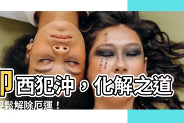 【卯酉沖化解】卯酉犯沖，化解之道，輕鬆解除厄運！