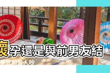 【為什麼會夢到兩個人吵架分手】懷孕還是與前男友結婚 |夢見和愛人吵架 |夢到出軌 |