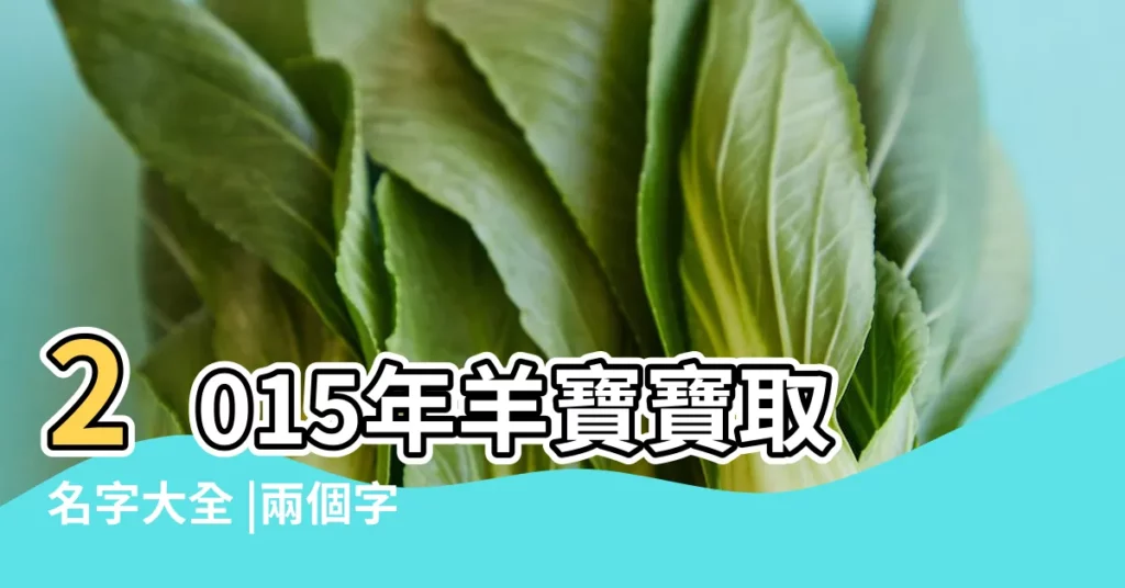 2015年羊寶寶取名字大全 |兩個字的女孩名字大全 |男孩名字大全2015屬羊 |【小孩取兩個字的名字大全2015】