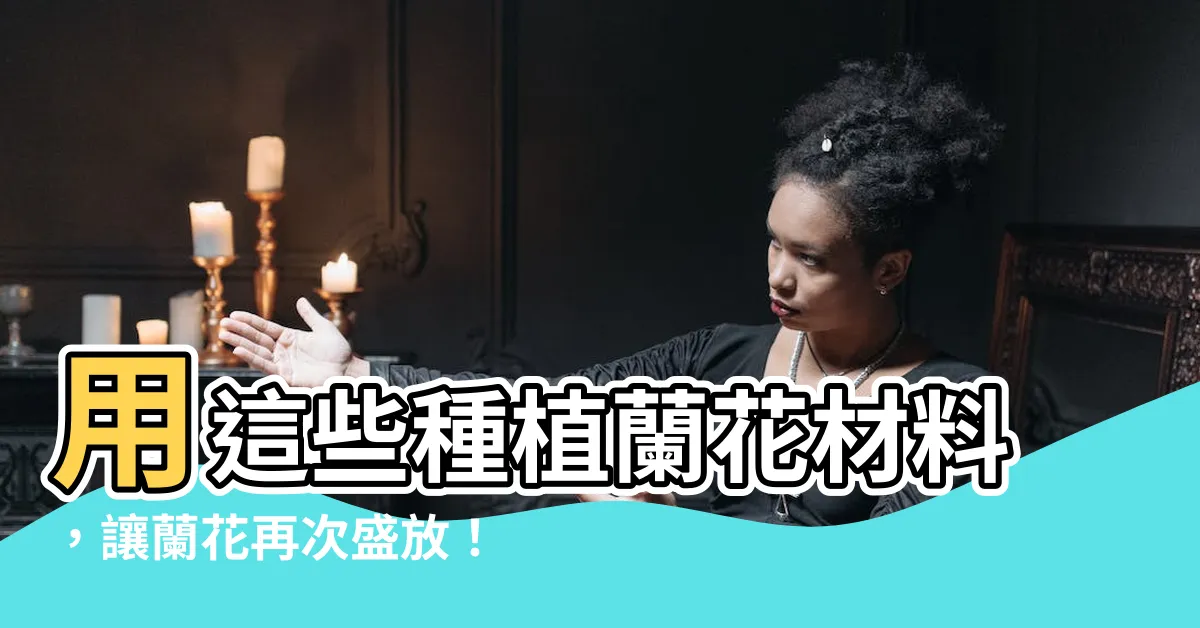 【種植蘭花材料】用這些種植蘭花材料，讓蘭花再次盛放！