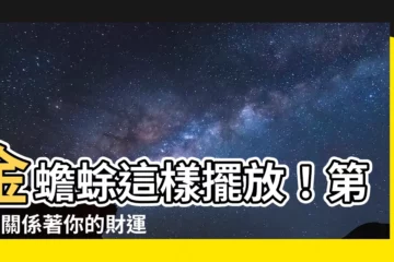 【金蟾蜍供奉】金蟾蜍這樣擺放！第3點關係著你的財運，別再亂拜了！