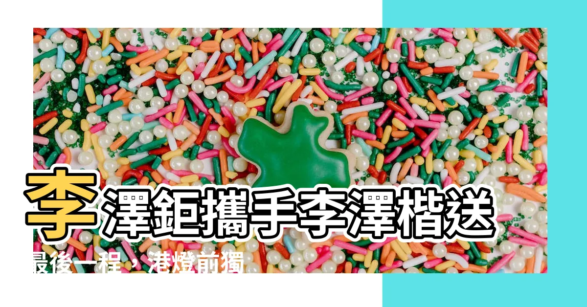 【李澤鉅 李澤楷】李澤鉅攜手李澤楷送最後一程，港燈前獨董愛妻告別式遺憾未見本尊
