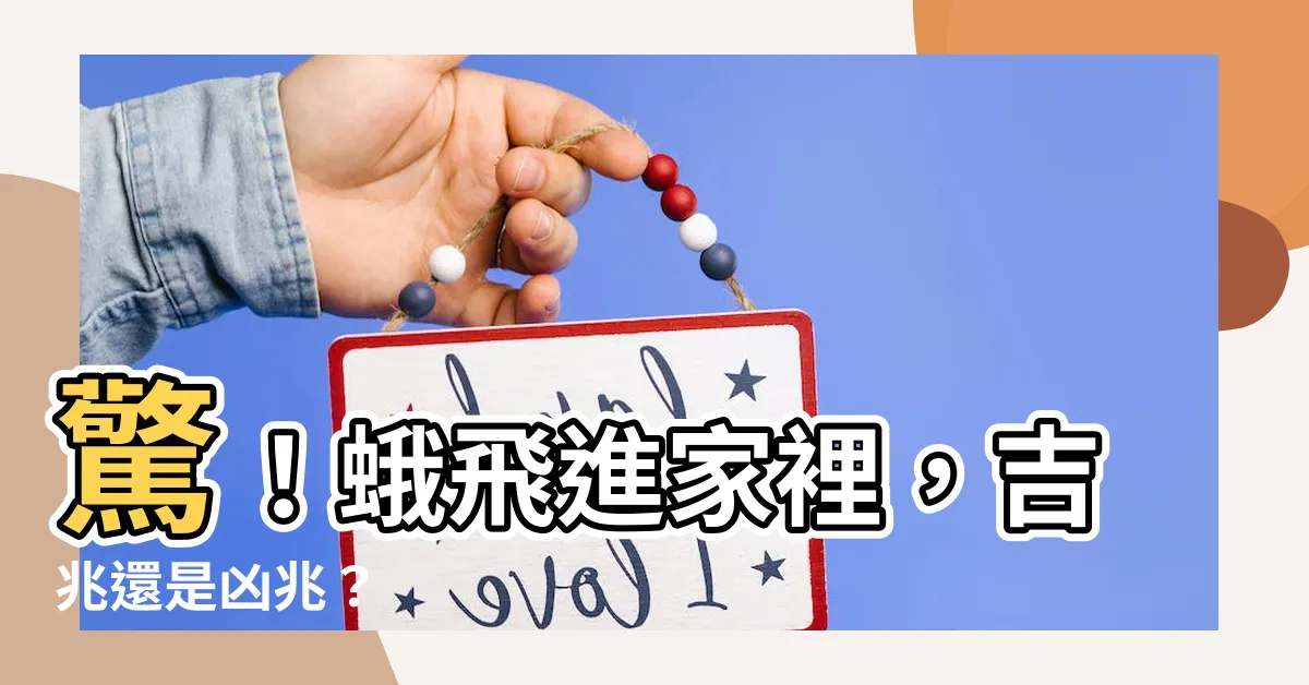 【蛾飛進家裡】驚！蛾飛進家裡，吉兆還是凶兆？