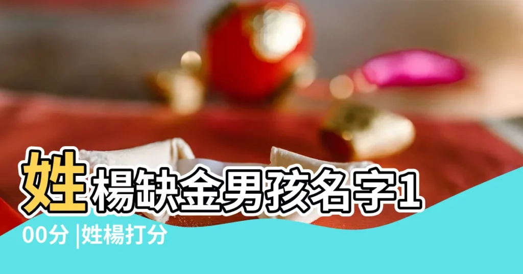 姓楊缺金男孩名字100分 |姓楊打分100分的名字大全 |姓楊男孩名字100分 |【100分的姓楊名字大全集】