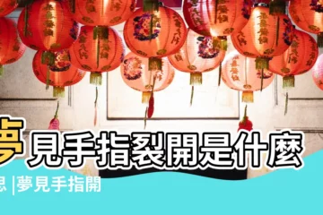 夢見手指裂開是什麼意思 |夢見手指開裂 |夢見手指肉裂開 |【夢見自己手指裂開】