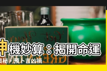 【神機妙算】神機妙算：揭開命運的奧秘，預卜吉凶禍福