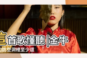 【金牛座很搭的歌曲】這首歌懂聽 |金牛座的防空洞裡至少還有你 |金牛的心 |