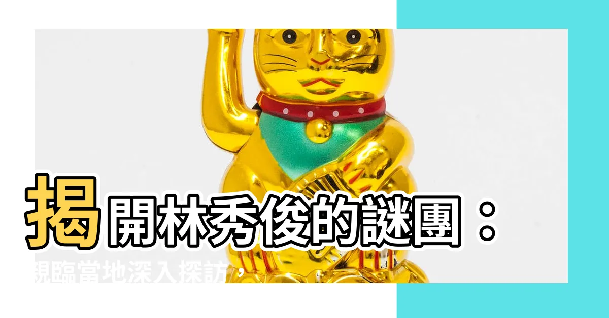 【林秀俊】揭開林秀俊的謎團：親臨當地深入探訪，探索他的生命與傳奇
