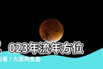 【2023 流年方位】2023年流年方位搶先看！九宮飛星圖揭秘風水吉凶