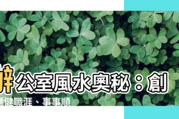 【風水 背後有靠山】辦公室風水奧秘：創造穩健職涯、事事順利的「背後有靠山」格局