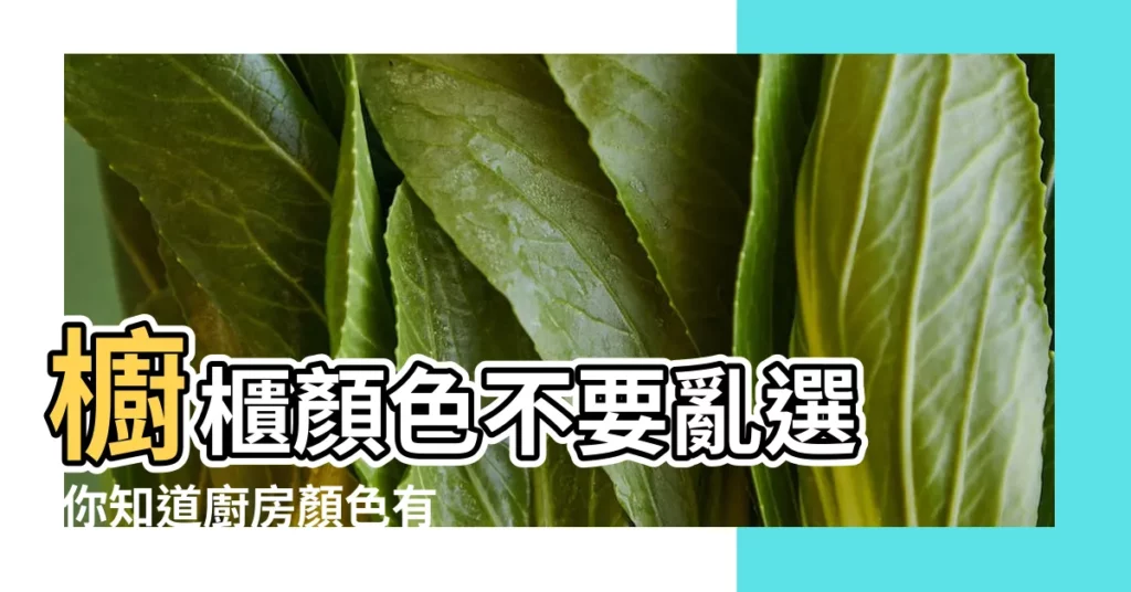櫥櫃顏色不要亂選 |你知道廚房顏色有什麼風水禁忌和注意事項呢 |最詳細的廚房顏色裝修風水禁忌 |【廚房灰色風水】