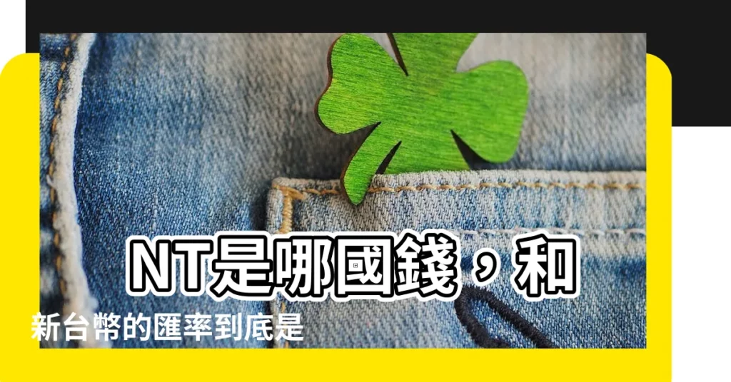 【nt是什麼錢】 NT是哪國錢，和新台幣的匯率到底是多少 ？