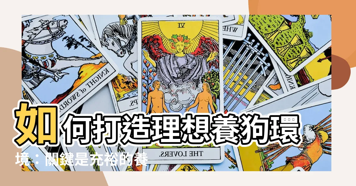 【養狗空間】如何打造理想養狗環境：關鍵是充裕的養狗空間！