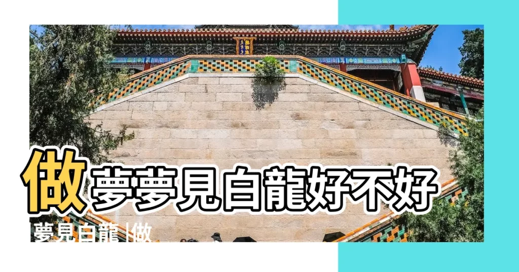 做夢夢見白龍好不好 |夢見白龍 |做夢到白龍是什麼意思 |【夢見白色的龍看着自己】