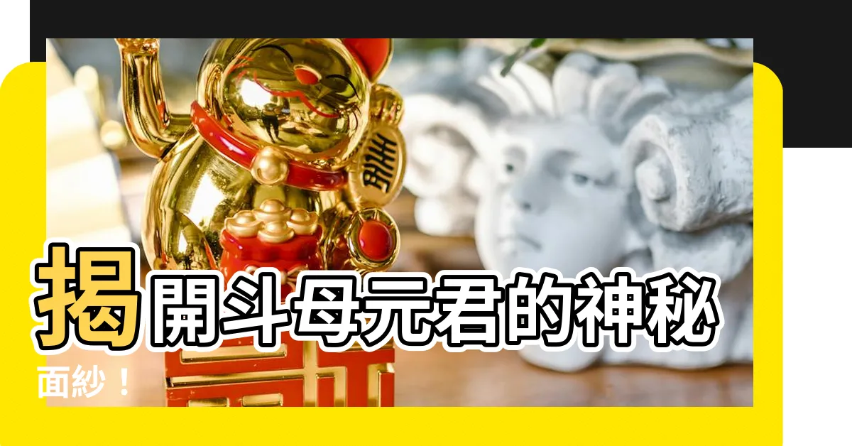 【鬥母元君】揭開鬥母元君的神秘面紗！