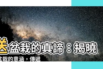 【送盆栽意思】送盆栽的真諦：揭曉送盆栽的意涵，傳遞你的關懷和祝福