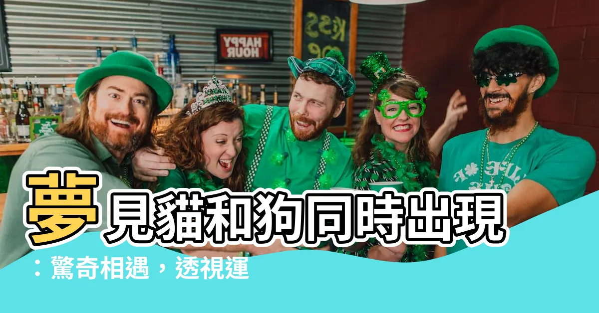 【夢見貓狗同時出現】夢見貓和狗同時出現：驚奇相遇，透視運勢大公開！