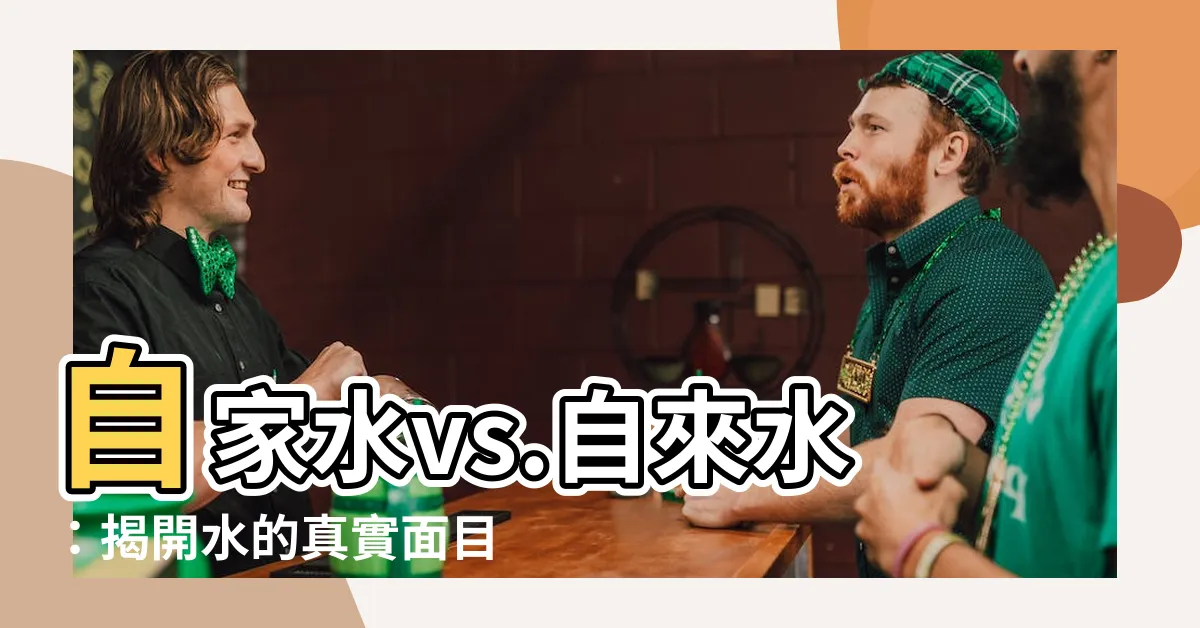 【自家水】自家水vs.自來水：揭開水的真實面目！宣公上人開示不可不知