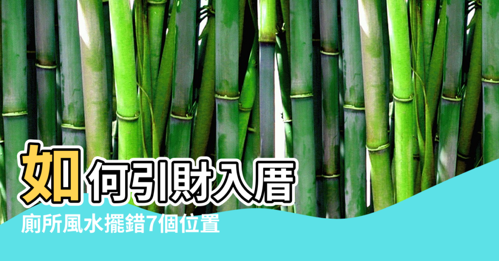 【內衛風水】如何引財入厝 |廁所風水擺錯7個位置 |教您擺設居家好風水 |