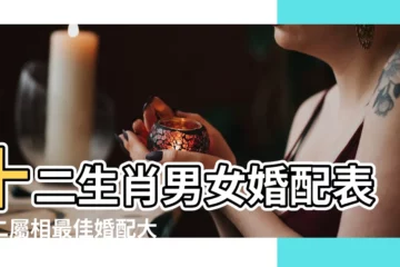 【十二屬相婚配】十二生肖男女婚配表十二屬相最佳婚配大全 |配對了一輩子多福少災 |十二生肖婚配表什麼屬相婚配最好 |