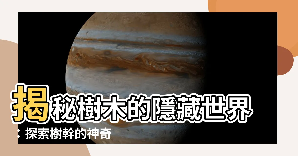 【樹的部位名稱】揭秘樹木的隱藏世界：探索樹幹的神奇