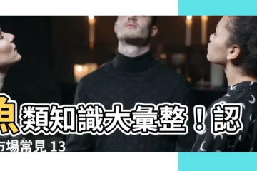 【魚介紹】魚類知識大彙整！認識市場常見 13 種鮮魚