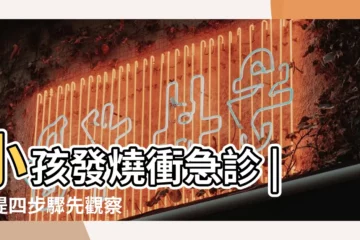 【寶寶淋雨反覆發燒】小孩發燒衝急診 |醫提四步驟先觀察 |寶寶淋雨發燒了怎麼辦 |