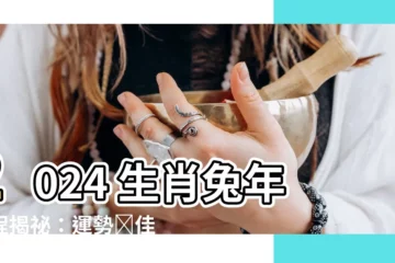 【2024 生肖兔】2024 生肖兔年運程揭秘：運勢漸佳，害太歲亦是人氣助力！