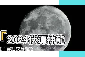 【伏潭之龍】「2024伏潭神龍現世！穿紅衣竟能招財納福？」