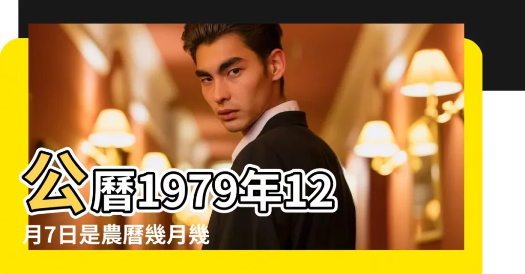 公曆1979年12月7日是農曆幾月幾號 |1979年12月7日農曆多少號 |1979年12月7日出生時間看命運 |【1979年12月7日陰曆是多少】